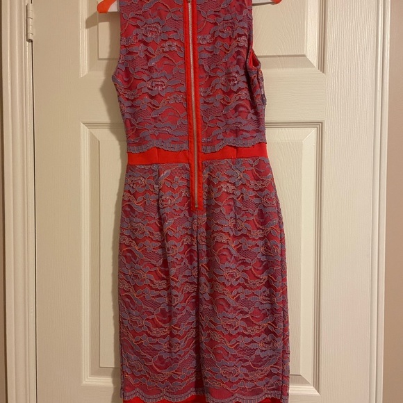 Purple and Orange Formal Dress - Picture 2 of 2